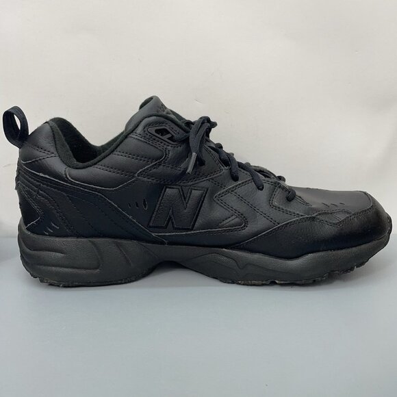 New Balance 608 Sneakers Shoes Training Athletic Comfort Leather Black Mens 13 - Picture 11 of 14